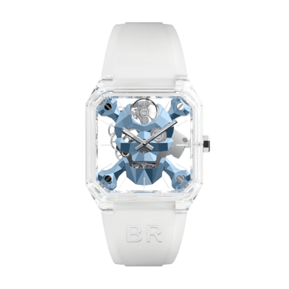 BR 01 CYBER SKULL SAPPHIRE ICE BLUE