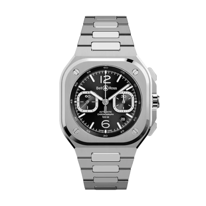 BR 05 CHRONO BLACK STEEL