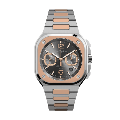 BR 05 CHRONO GREY STEEL & GOLD