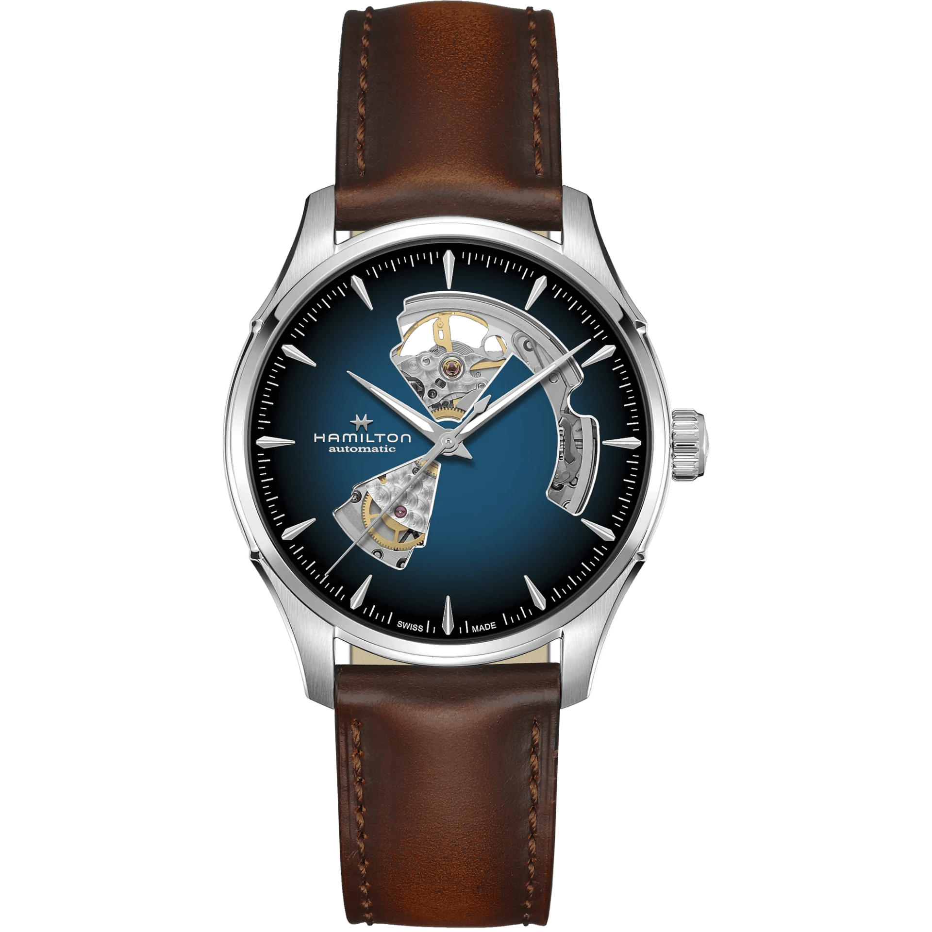 商品紹介》ハミルトン ジャズマスターオープンハート 40mm ブルー